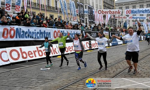Linz Marathon 2019 Ziellauf